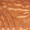 Unique Copper-Tone White Metal Head Ornament with Looping Coins - Striking & Artistic Accessory
