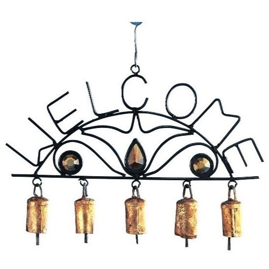 Iron Welcome Bell Wind Chime - Decorative Bells - Bellbazaar.com - TS133