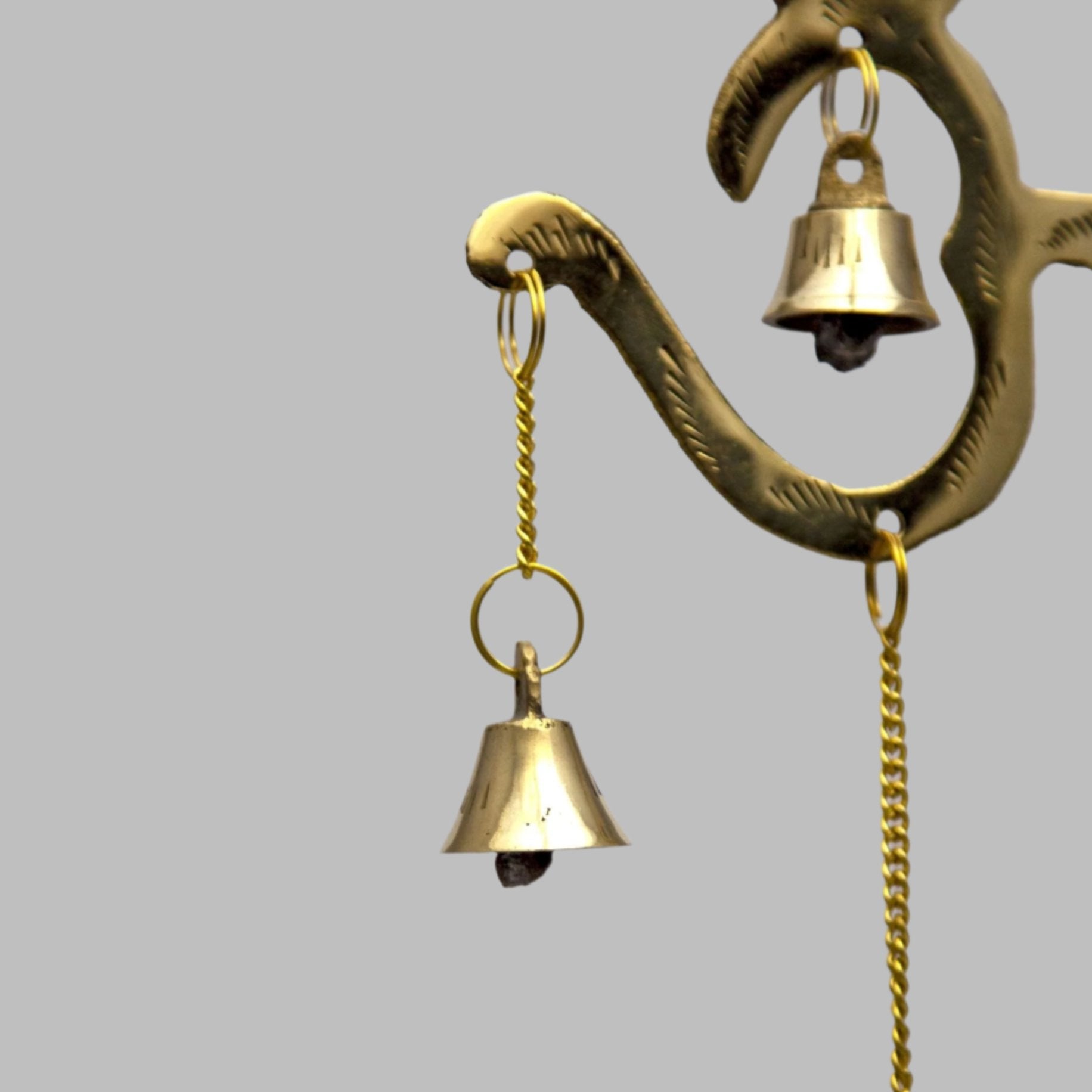 Three Om's with Bells - Decorative Bells - Bellbazaar.com - BS059