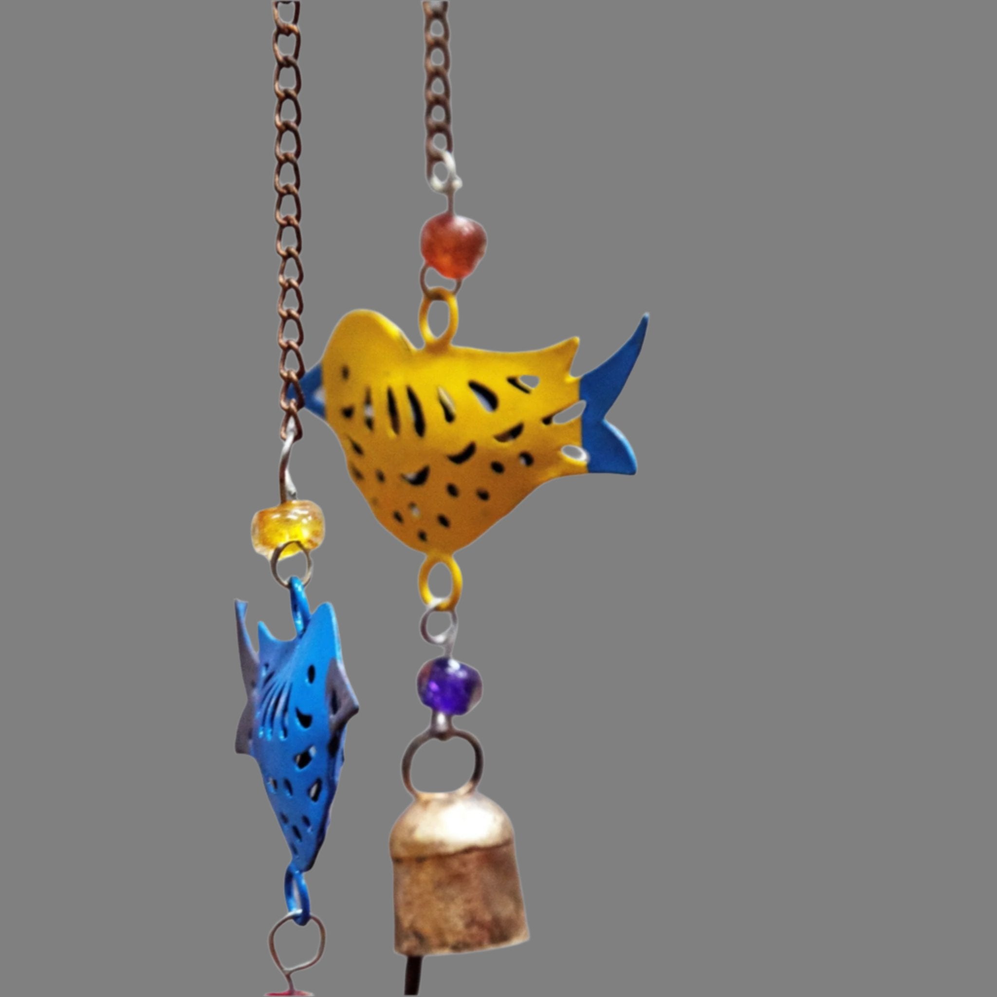 Iron Bird Bead Carousel Wind Chime - Decorative Bells - Bellbazaar.com - TS802
