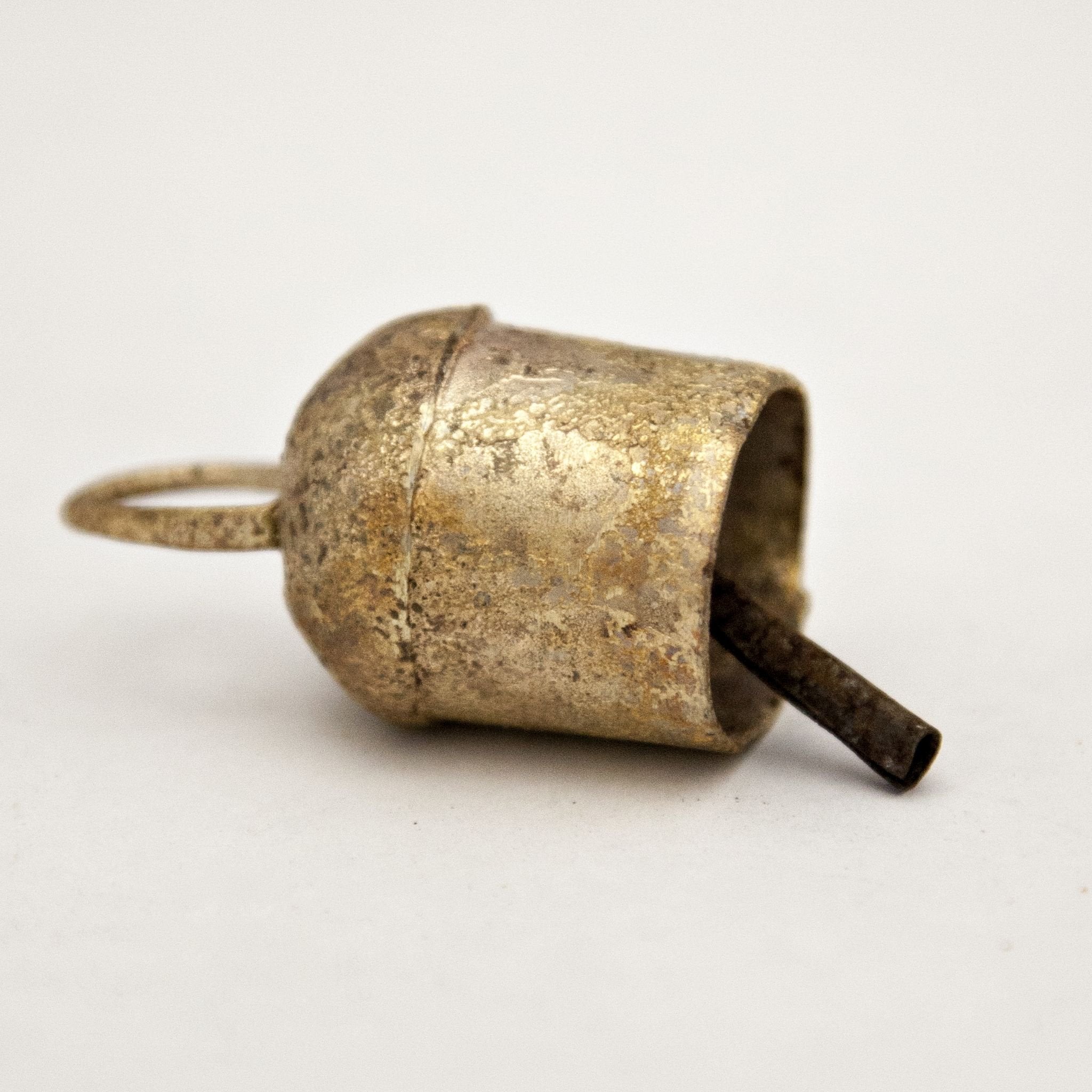 Rustic Tin Bell with Rounded Top - Decorative Bells - Bellbazaar.com - TL041