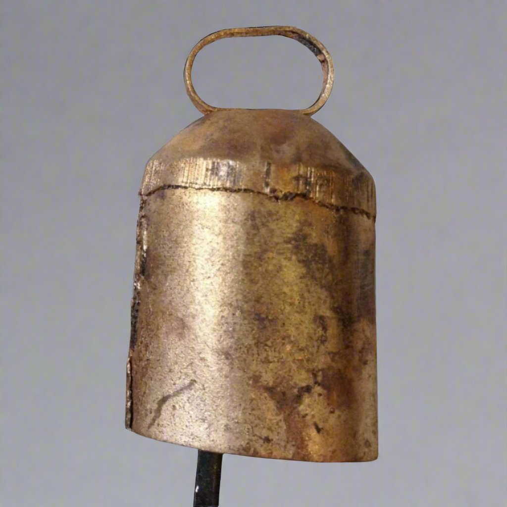 Rustic Tin Bell with Rounded Top - Decorative Bells - Bellbazaar.com - TL042 - 1/12