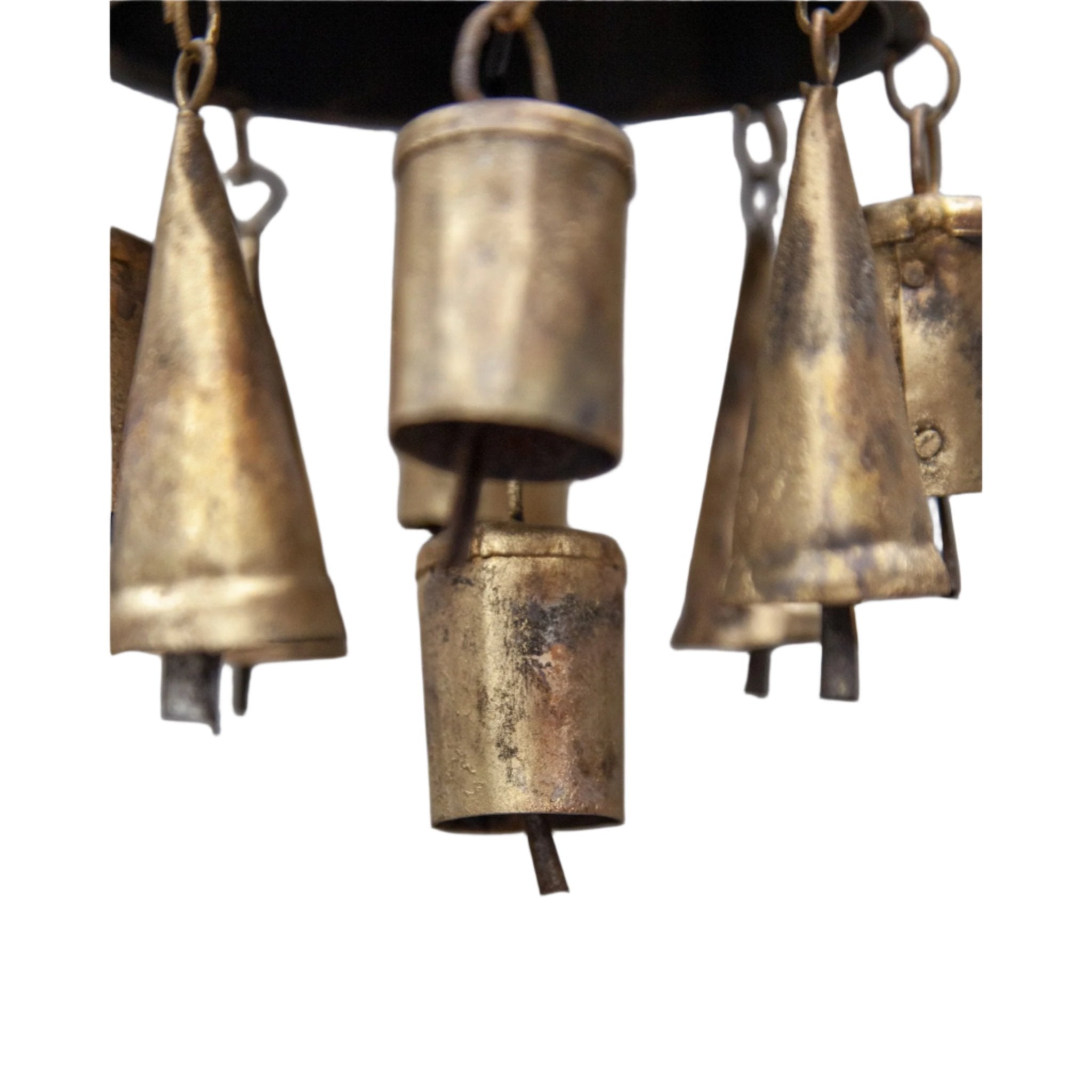 Tin Cone Chime With 9 Bells - Decorative Bells - Bellbazaar.com - TS808
