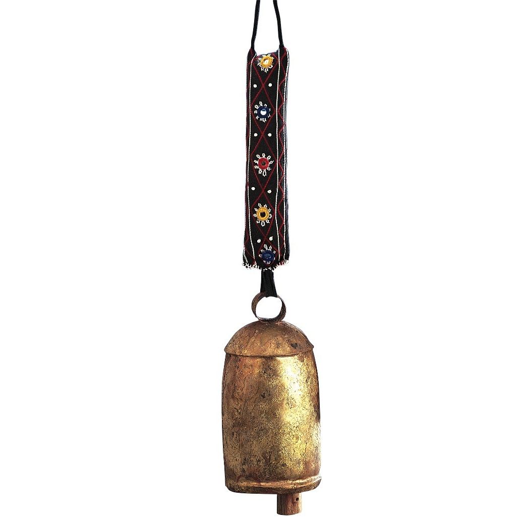 Wood Hammer Dome Top Tin Bell Chime - Decorative Bells - Bellbazaar.com - TL028
